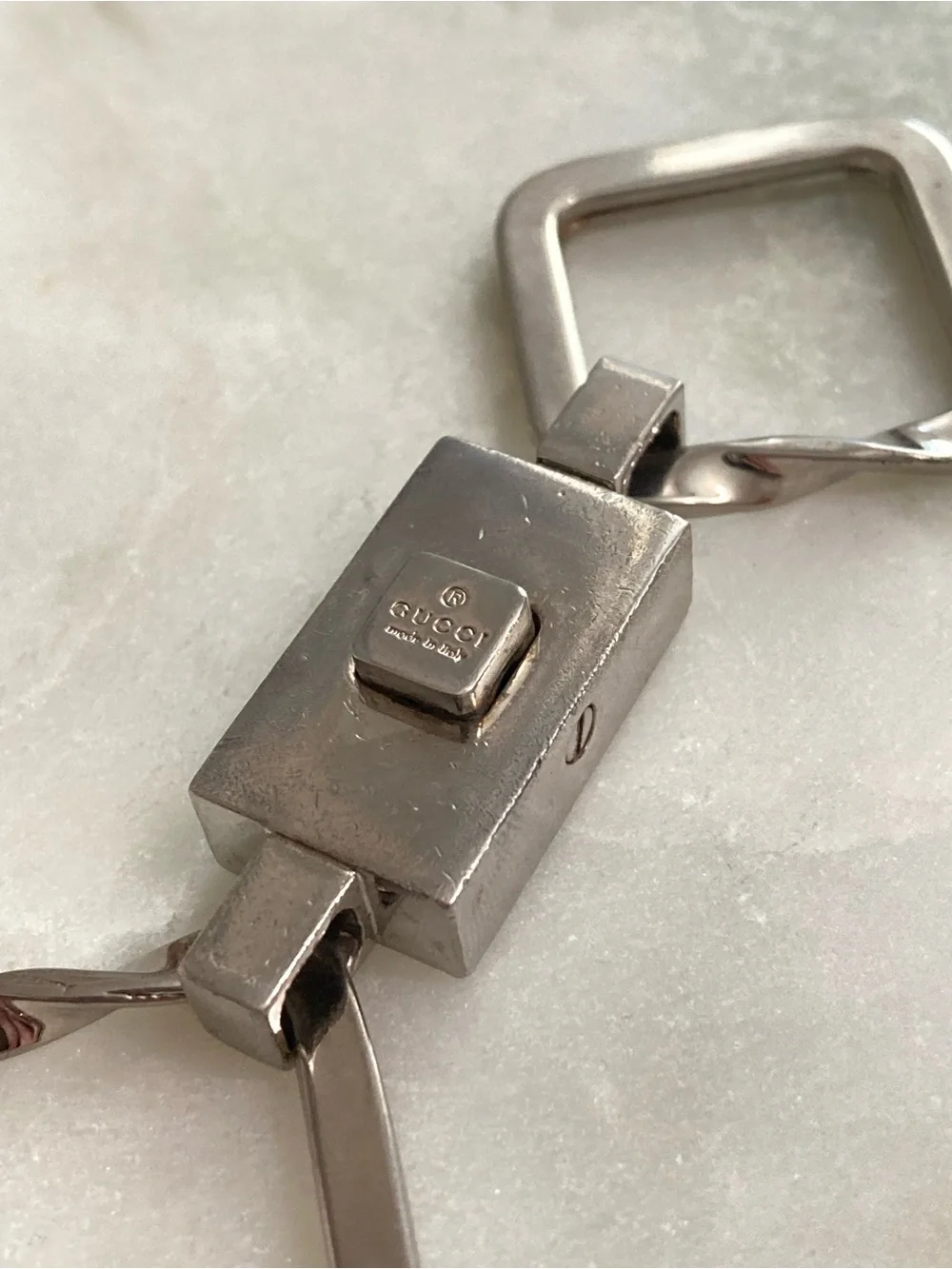 Gucci Quick-Release Valet Key Ring Vintage